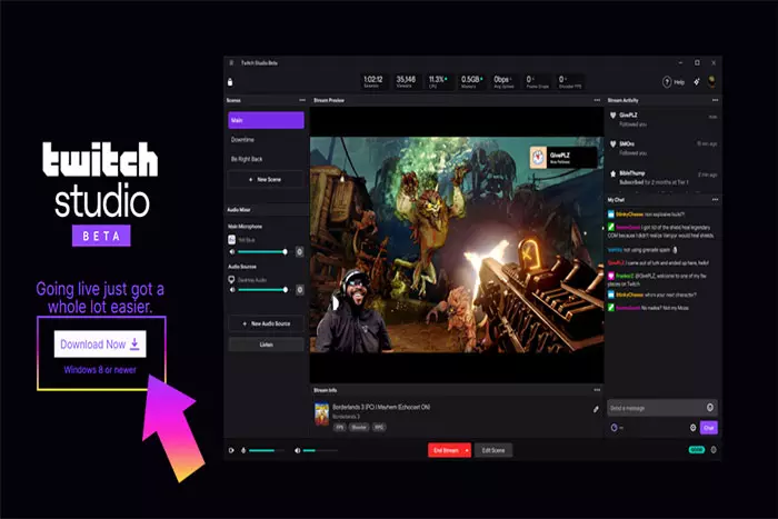 Install prerequisites and Download Twitch go