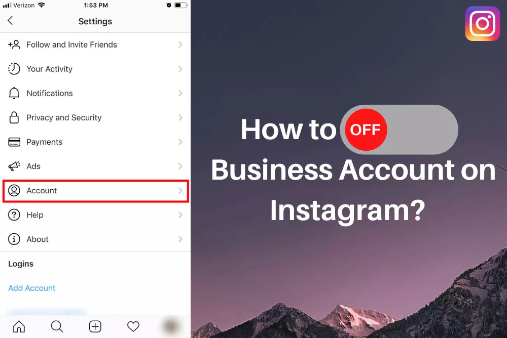 How to Turn Off a Business Account on Instagram?