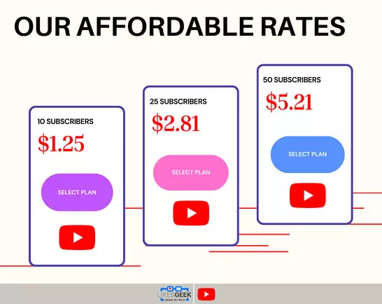 Our affordable rates