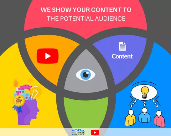 We Show Your Content to the Potential Audience