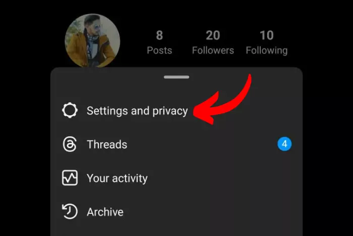Disconnect contacts syncing on Instagram