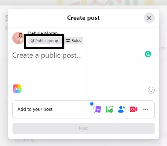 How to make a Fb page post shareable