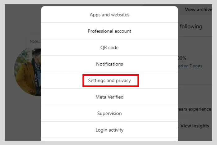 How to Make Instagram Account Private On a computer