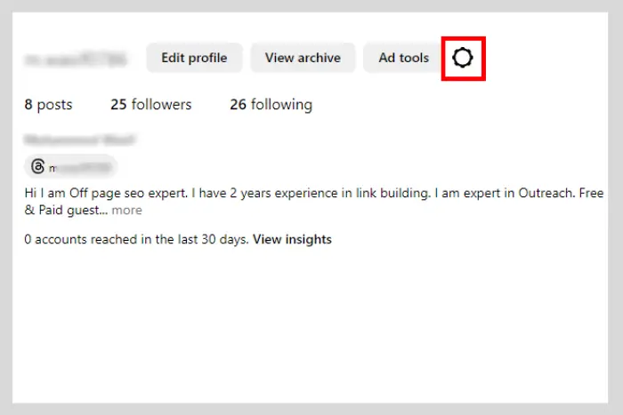 How to make an Instagram account private in a website