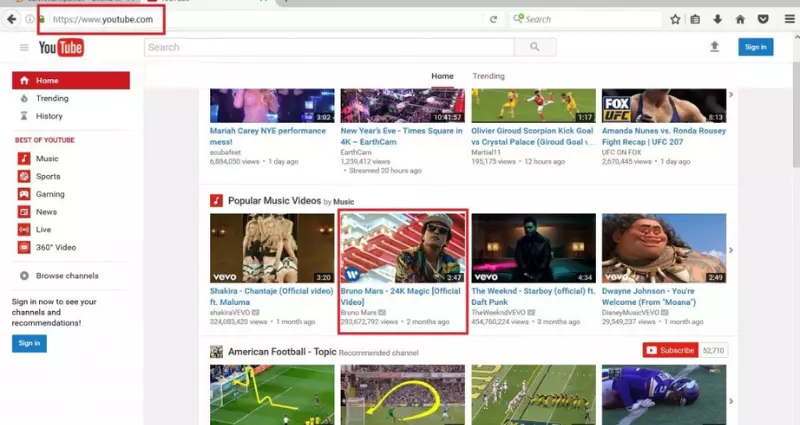 YOUTUBE DESKTOP SITE VIA FIREFOX