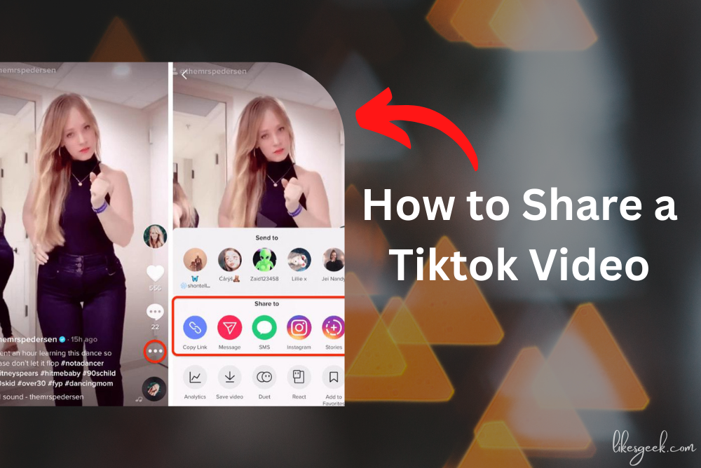 How to Share a Tiktok Video?