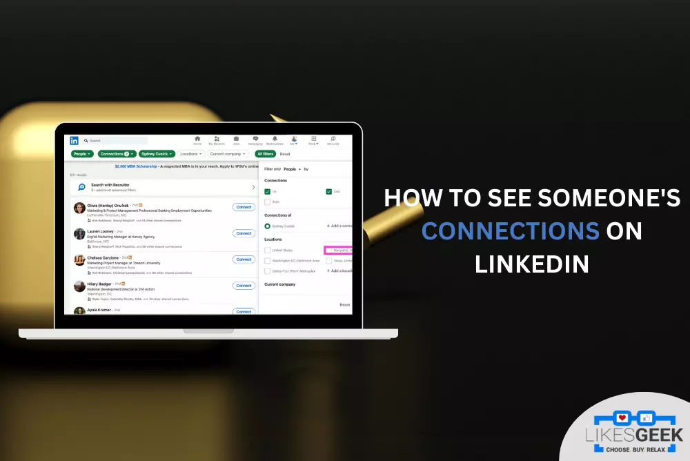 Someone's Connections on Linkedin