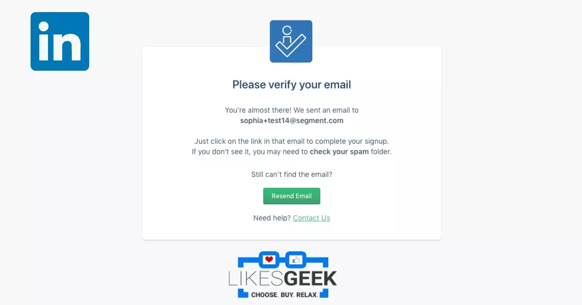 Verify Your Email Account