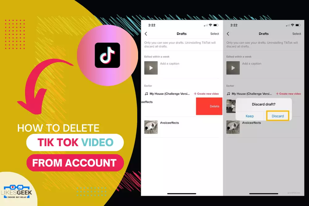 How to Delete Tik Tok Video From Account?