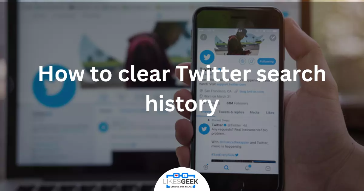 How to clear Twitter search history?