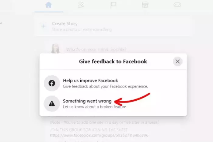 Fixing the Facebook Restriction