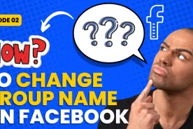 how to change group name on facebook
