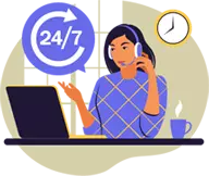 24 x 7 Live customer support