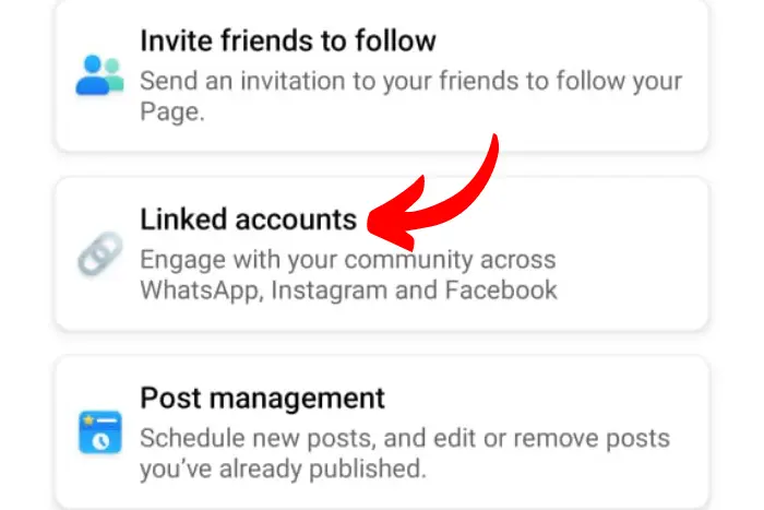 Linked accounts