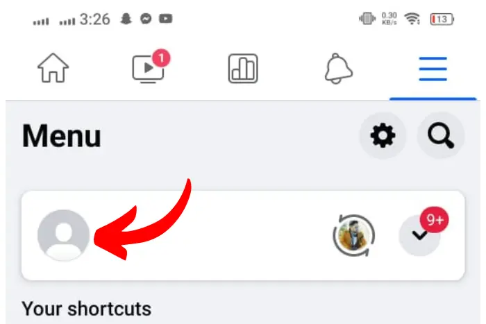 tap on your page’s “Profile Pic”