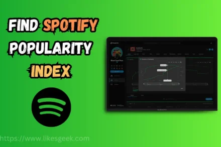 How to Find Spotify Popularity Index