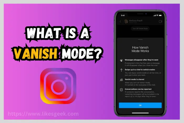 how to Turn On and Off Vanish Mode on Instagram