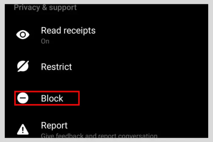 How to block someone on messenger without them knowing